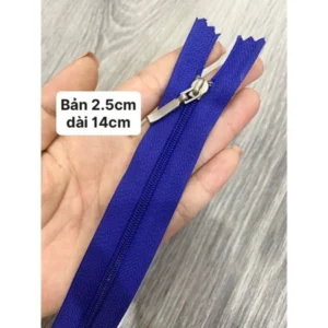 Dây kéo khoá đồng 1 chiều ( răng vàng) Dây kéo răng đồng răng nhôm Khóa Kéo Kim Loại Màu Vàng Đồng túi xách quần áo đầm 16