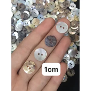 Nút vỏ ốc xà cừ thiên nhiên nút xà cừ nhỏ nút áo cúc áo xà cừ nút cúc vỏ sò may quần áo đầm váy đồ handmade phụ liệu may 6