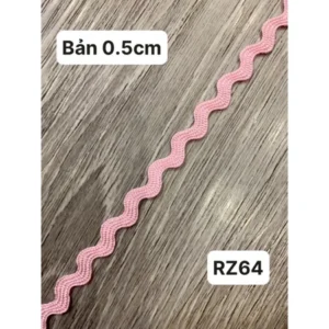 Ren lượn sóng ren hình răng cưa ren ziczac phụ kiện handmade may vá trang trí quần áo 8