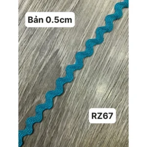Ren lượn sóng ren hình răng cưa ren ziczac phụ kiện handmade may vá trang trí quần áo 8