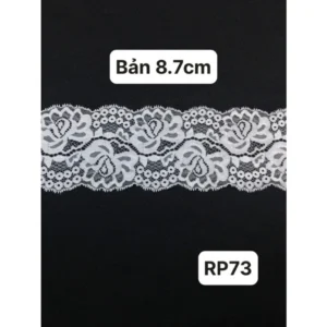 Ren poly trang trí viền màu trắng 6