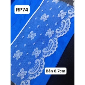 Ren viền bản to trang trí quần áo đầm váy, Ren viền làm đồ handmade 10
