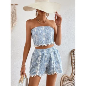 Ren viền tua rua, viền quả pom pom trang trí quần áo,phụ kiện 16