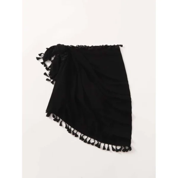 Set 2m và 3m vải ren viền,ren thun,thun ren đen trang trí 8
