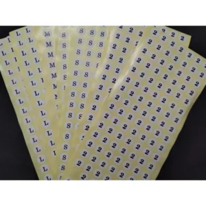 Tem decal dán size quần áo 4
